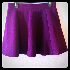 Jaw Dropper Flounce Purple A Line Skirt